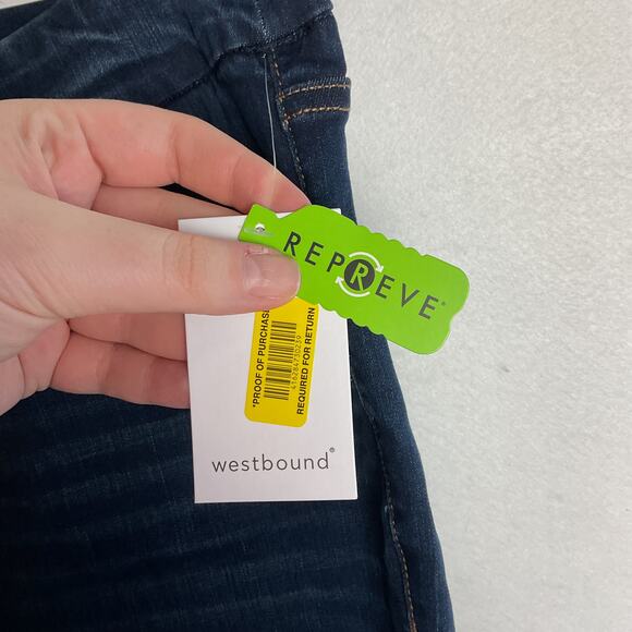 Westbound Womens The High Rise Skinny Jeans Dark Wash 16 Regular NWT - Picture 8 of 16